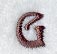 Arnold Letter G (3 Inch)