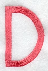 Art Block Letter D (3 Inch)