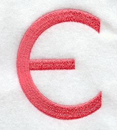 Art Block Letter E (3 Inch)