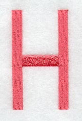Art Block Letter H (3 Inch)