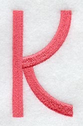 Art Block Letter K (3 Inch)