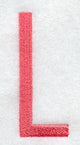 Art Block Letter L (3 Inch)