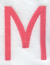 Art Block Letter M (3 Inch)