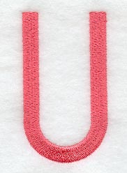 Art Block Letter U (3 Inch)