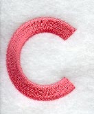 Art Block Lower Case Letter c (3 Inch)