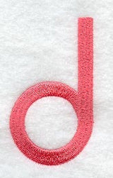 Art Block Lower Case Letter d (3 Inch)