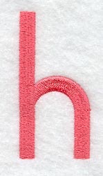 Art Block Lower Case Letter h (3 Inch)