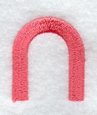 Art Block Lower Case Letter n (3 Inch)