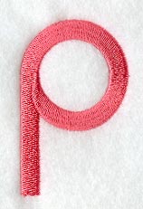 Art Block Lower Case Letter p (3 Inch)