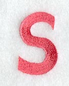 Art Block Lower Case Letter s (3 Inch)