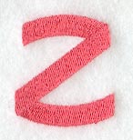 Art Block Lower Case Letter z (3 Inch)