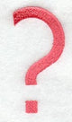 Art Block Question Mark (3 Inch)