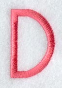 Art Block Letter D (3 Inch)