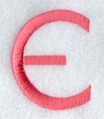 Art Block Letter E (3 Inch)