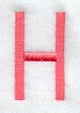 Art Block Letter H (3 Inch)
