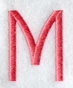 Art Block Letter M (3 Inch)