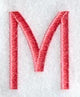 Art Block Letter M (3 Inch)