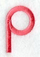 Art Block Lower Case Letter p (3 Inch)