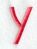 Art Block Lower Case Letter y (3 Inch)