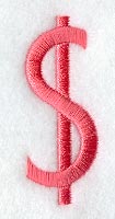 Art Block Dollar Sign (3 Inch)