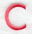 Art Block Letter C (3 Inch)