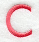 Art Block Letter C (3 Inch)