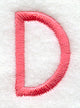 Art Block Letter D (3 Inch)