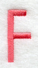 Art Block Letter F (3 Inch)