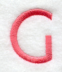 Art Block Letter G (3 Inch)