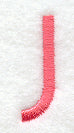 Art Block Letter J (3 Inch)