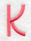 Art Block Letter K (3 Inch)