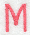 Art Block Letter M (3 Inch)