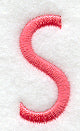 Art Block Letter S (3 Inch)