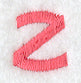 Art Block Lower Case Letter z (3 Inch)