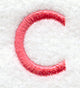 Art Block Letter C (3 Inch)
