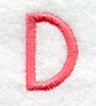Art Block Letter D (3 Inch)