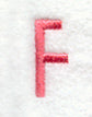 Art Block Letter F (3 Inch)