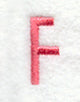 Art Block Letter F (3 Inch)
