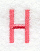 Art Block Letter H (3 Inch)