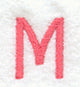 Art Block Letter M (3 Inch)