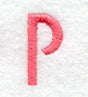 Art Block Letter P (3 Inch)