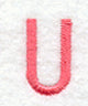 Art Block Letter U (3 Inch)