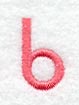 Art Block Lower Case Letter b (3 Inch)