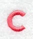 Art Block Lower Case Letter c (3 Inch)