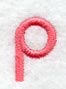 Art Block Lower Case Letter p (3 Inch)