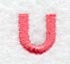 Art Block Lower Case Letter u (3 Inch)