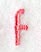 Art Block Lower Case Letter f (3 Inch)