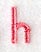 Art Block Lower Case Letter h (3 Inch)