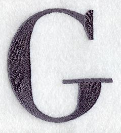 Bodoni Letter G (3 Inch)