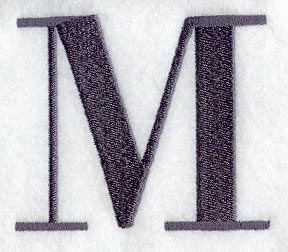 Bodoni Letter M (3 Inch)